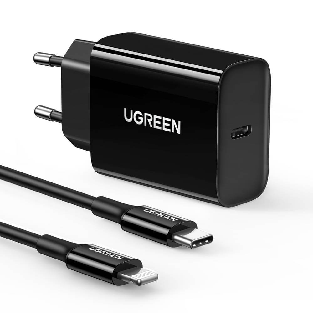 UGREEN PD20W Fast Charger Set MFi Certified 2pin