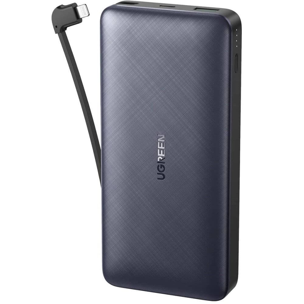 Ugreen MagSafe PowerBank 10000 mAh, 20W+10W, USB-А + USB-C (gray