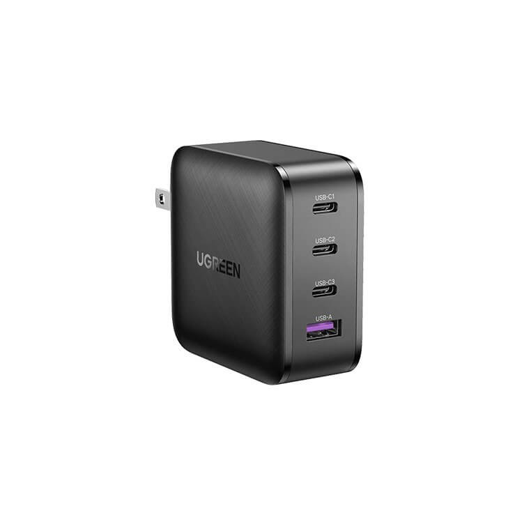 Ugreen 65W Wall Charger 3C1A UK - Space Gray