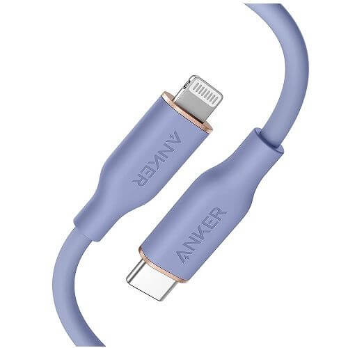 Anker PowerLine Soft USB-C to Lightning Cable 3ft